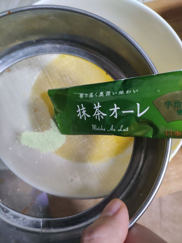 红豆抹茶夹心蛋糕