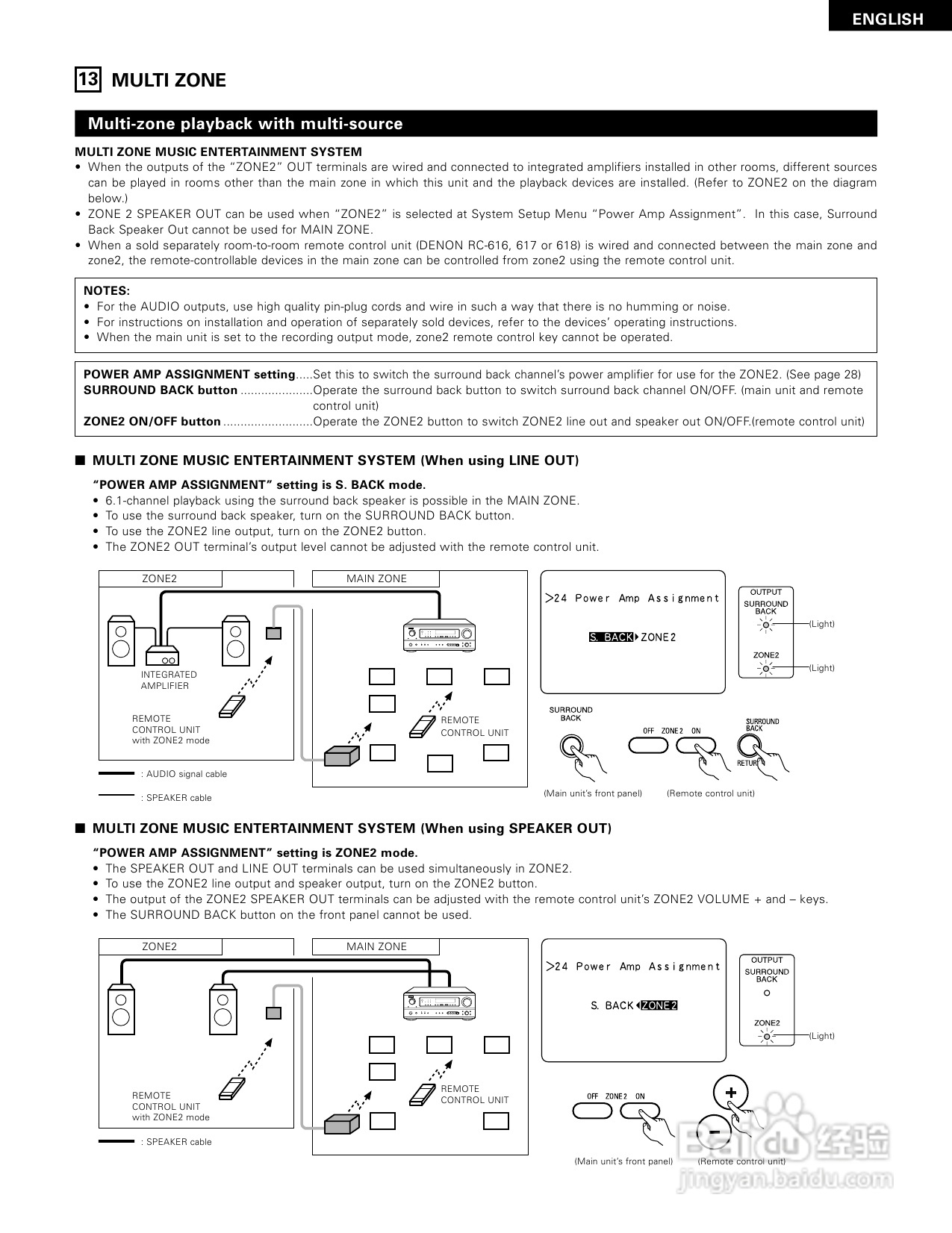 DENON AVR-1804功放说明书:[3]