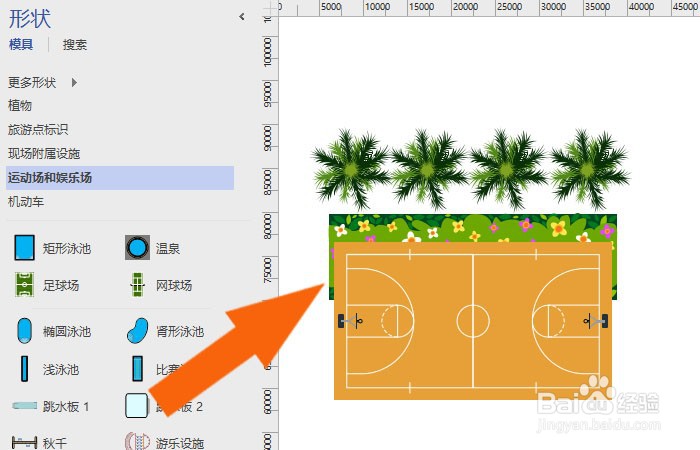 Visio软件中如何画现场平面图