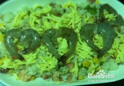 大虾焗饭的做法
