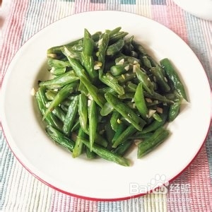 食补佳品清炒四季豆的做法