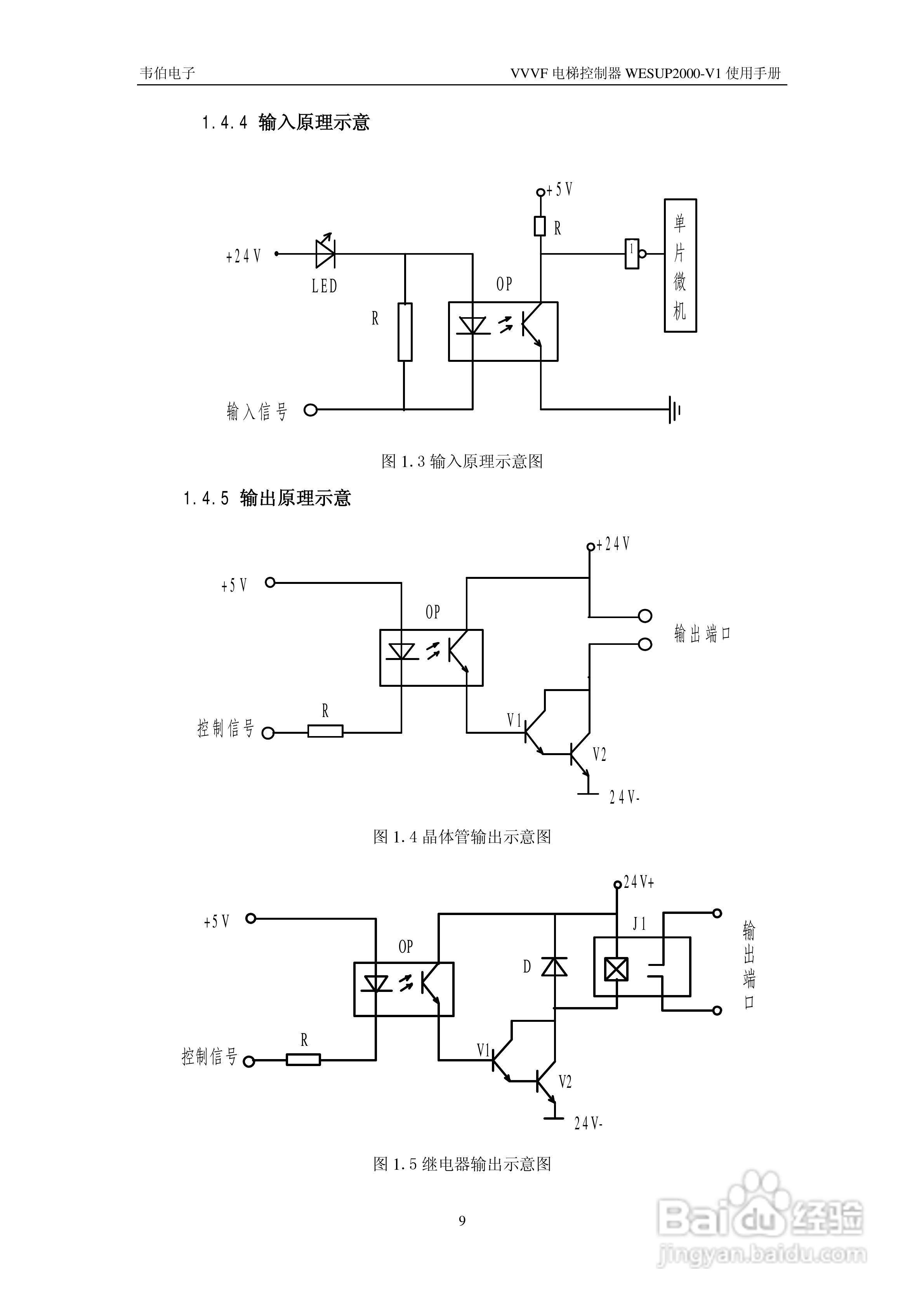 WESUP 2000-V1变频调速电梯微机控制器说明书:[1]