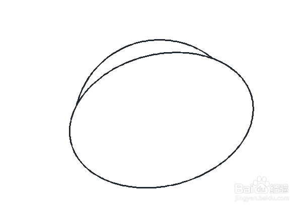 简笔画系列之飞碟的画法