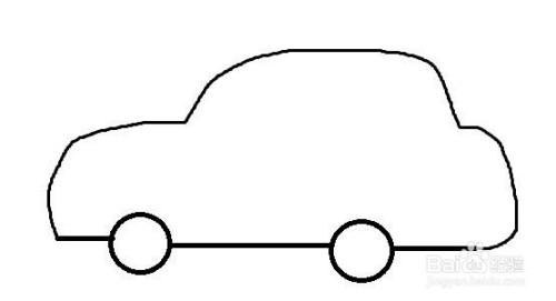 画小汽车简单画法