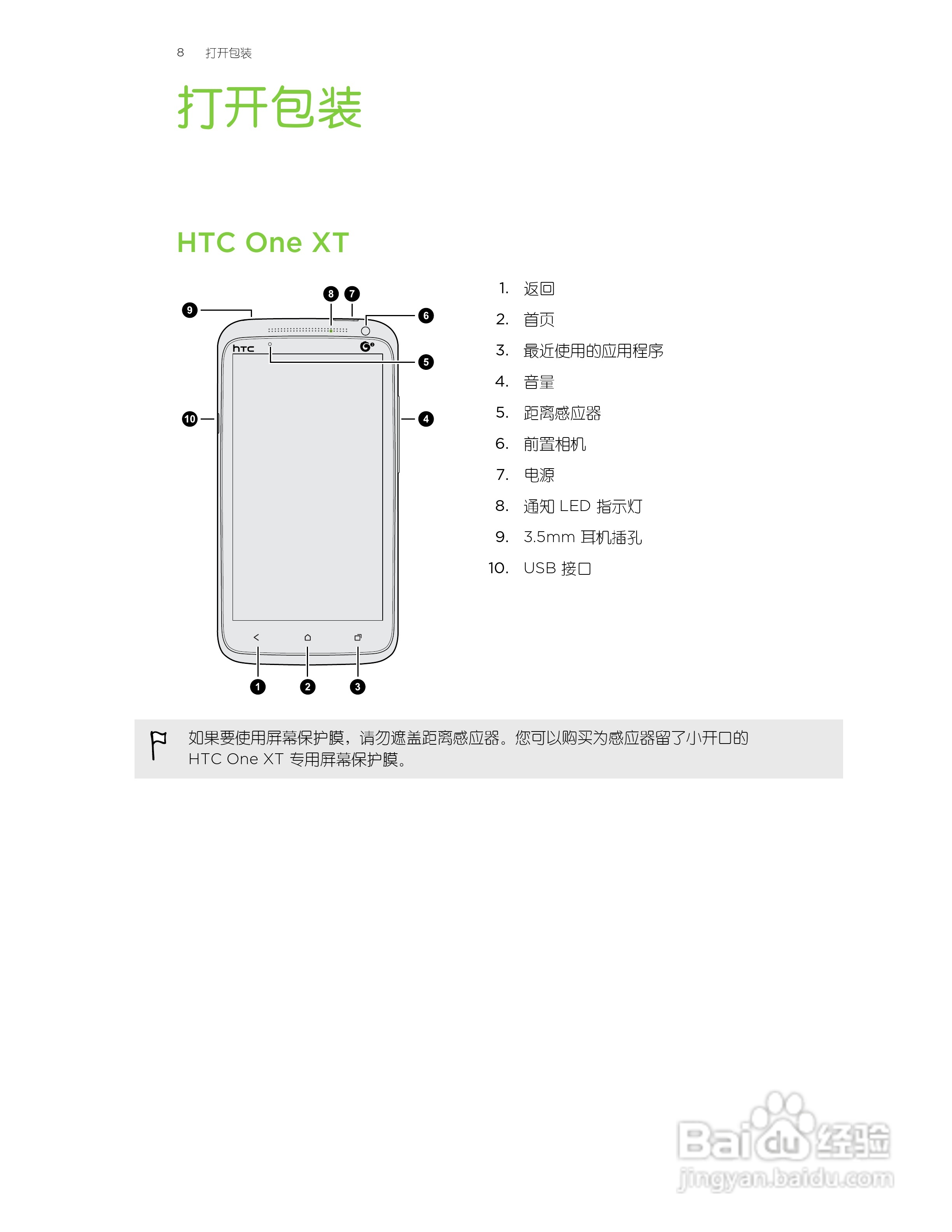 HTC One XT手机说明书:[1]