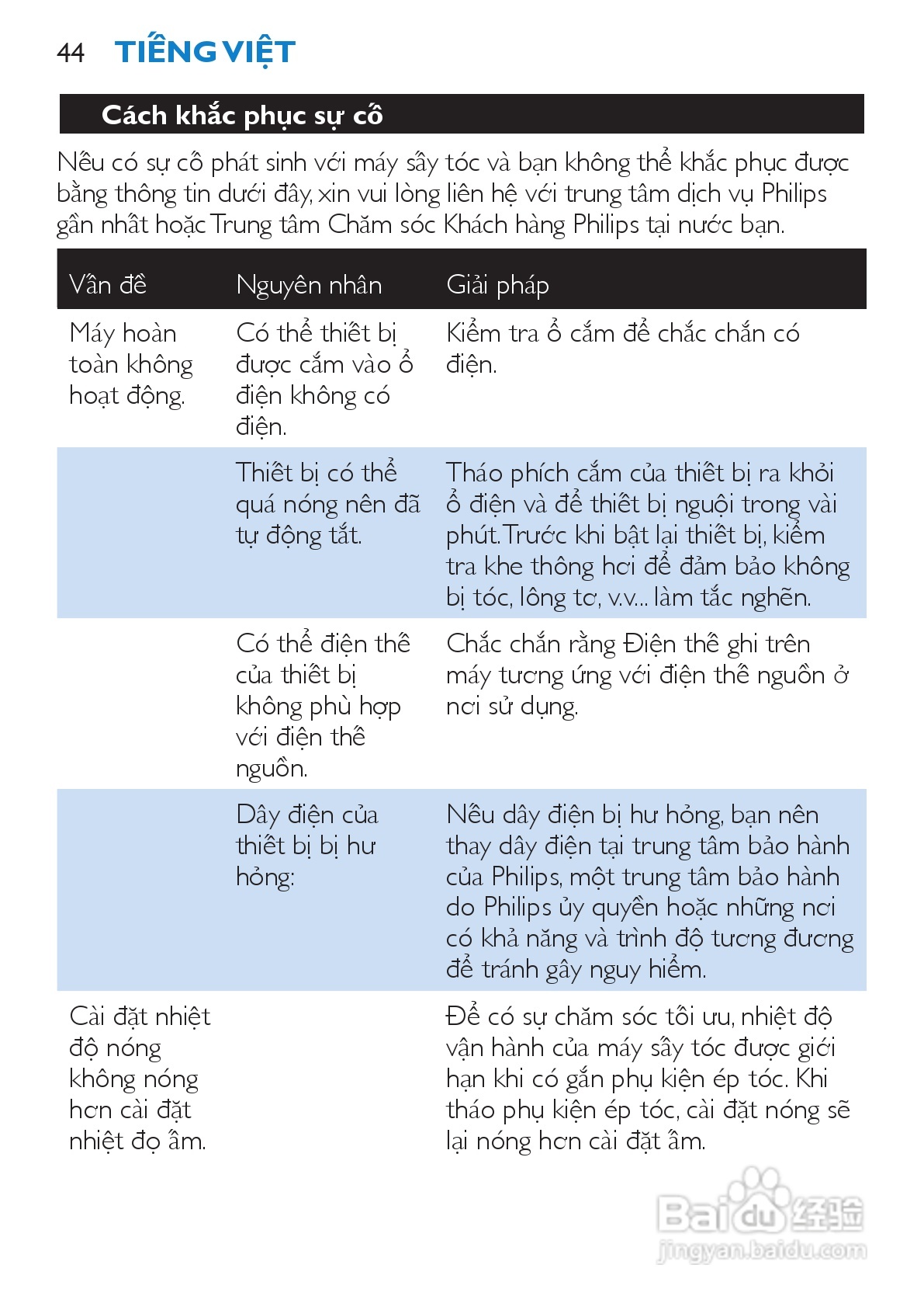 philips HP4867电吹风说明书:[5]