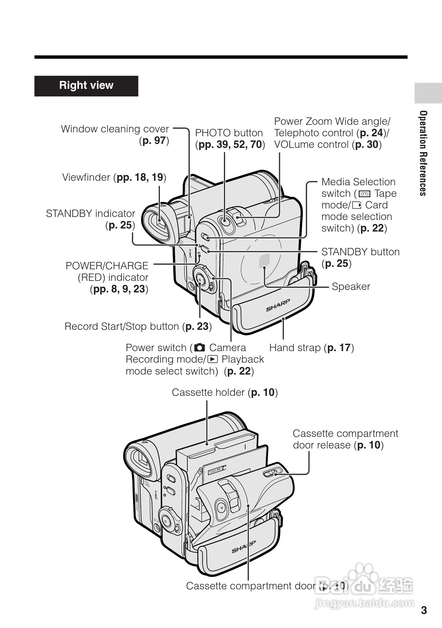 夏普VL-Z400H数码摄像机使用说明书:[2]