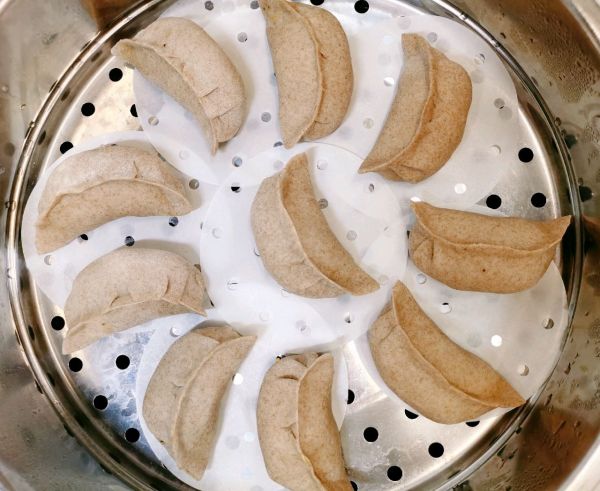 黑麦香菇鸡肉蒸饺