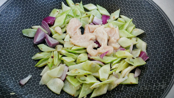 豉油滑鸡烧芸豆