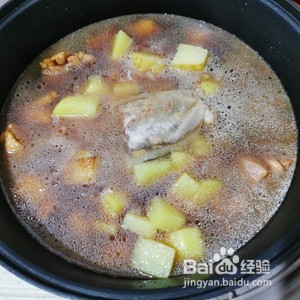 土豆烧鸡腿呦