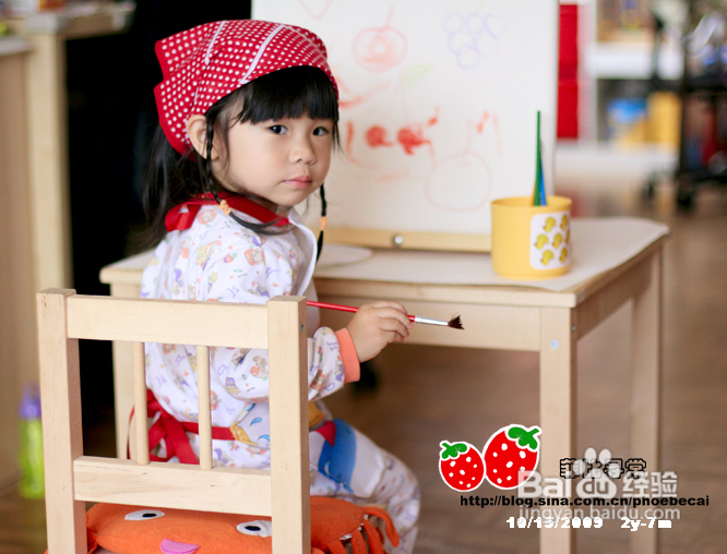 DIY小鸭子围裙&水彩画初体验