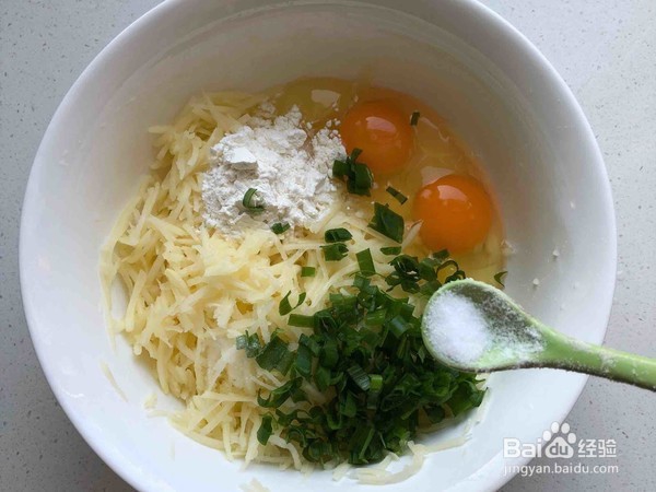 教你做土豆丝鸡蛋饼