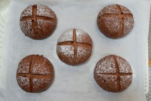 香蕉巧克力面包