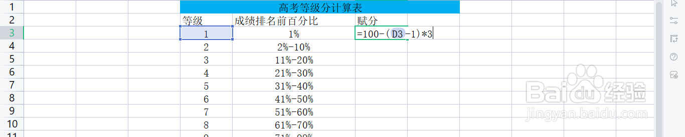 高考等级分如何计算