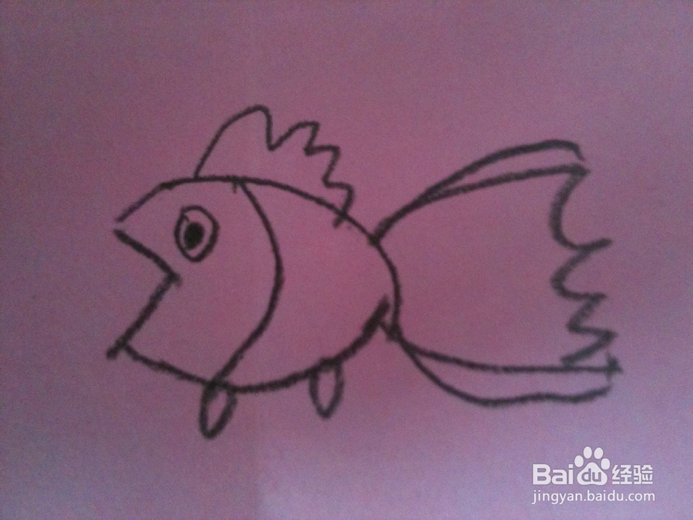 简笔画小鱼儿只需五步