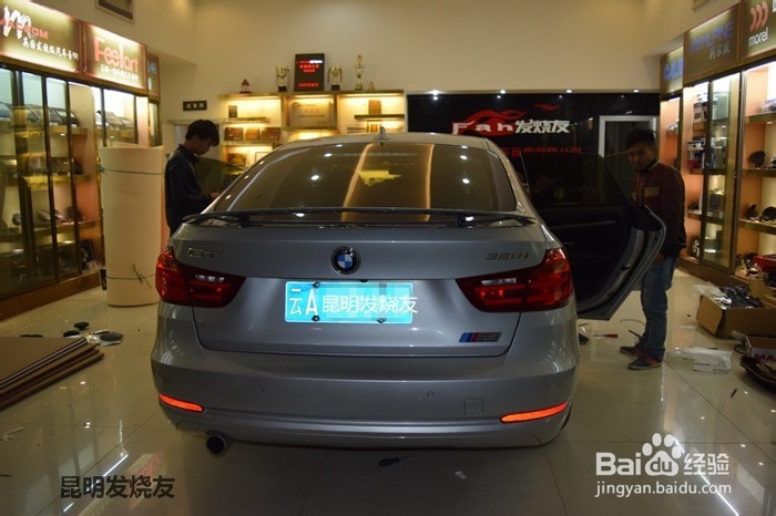 昆明发烧友 宝马GT320 音响升级芬朗喇叭
