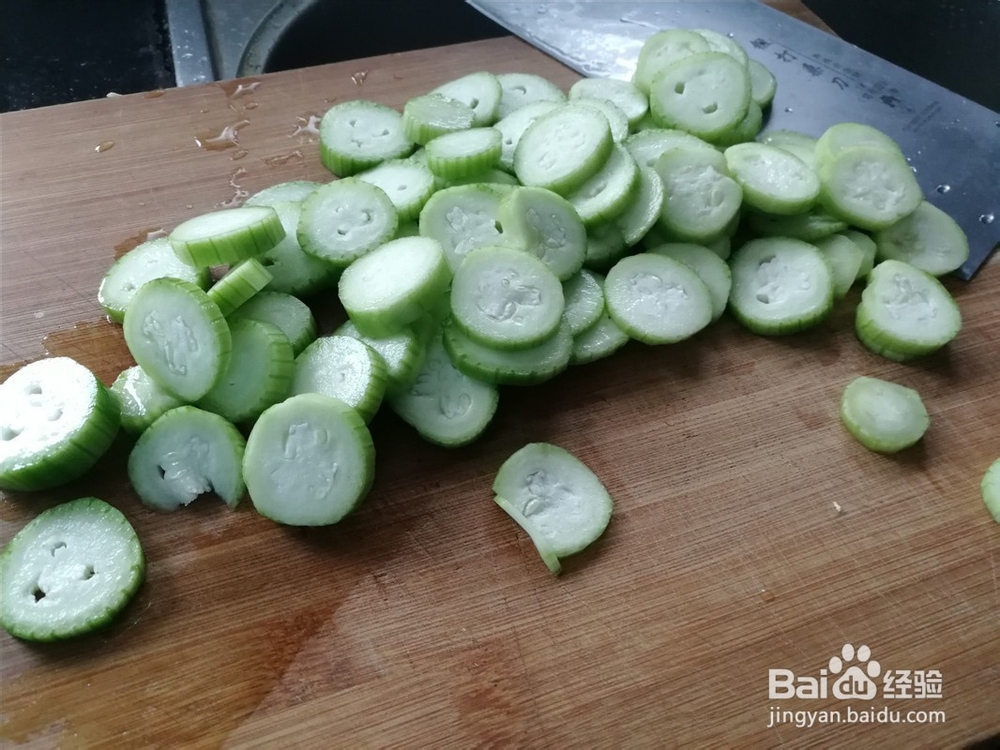 瓠子片蒸卤猪肉
