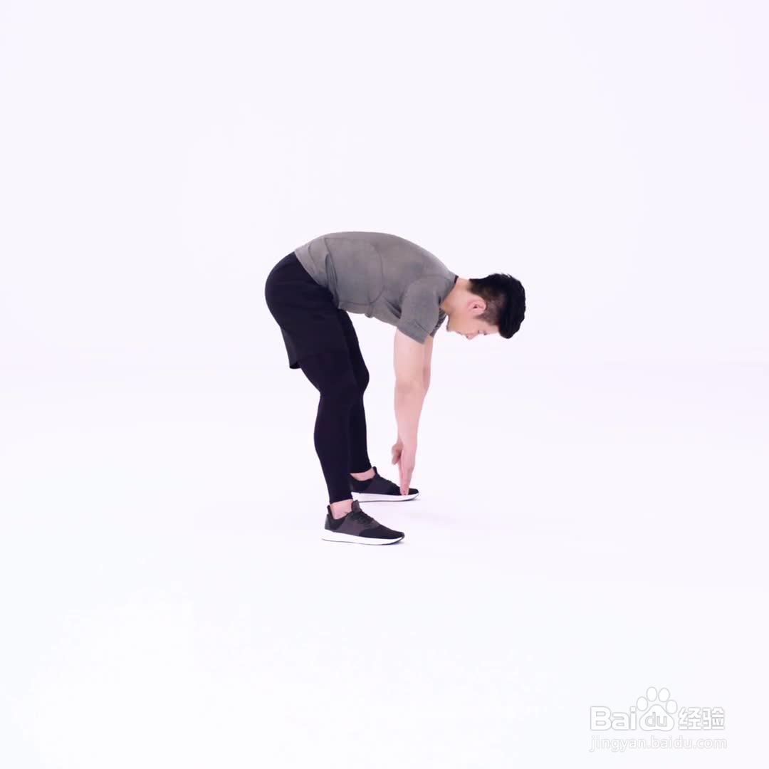 分腿腰部拉伸_足球热身