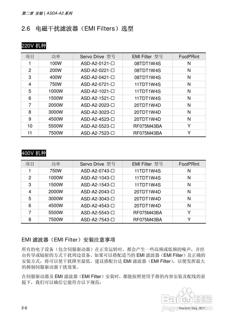 台达ASDA-A2伺服驱动器使用手冊:[4]