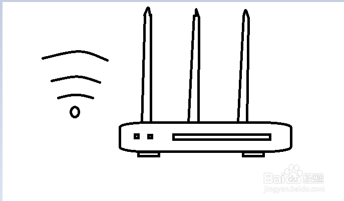 无线路由器简笔画怎么画？