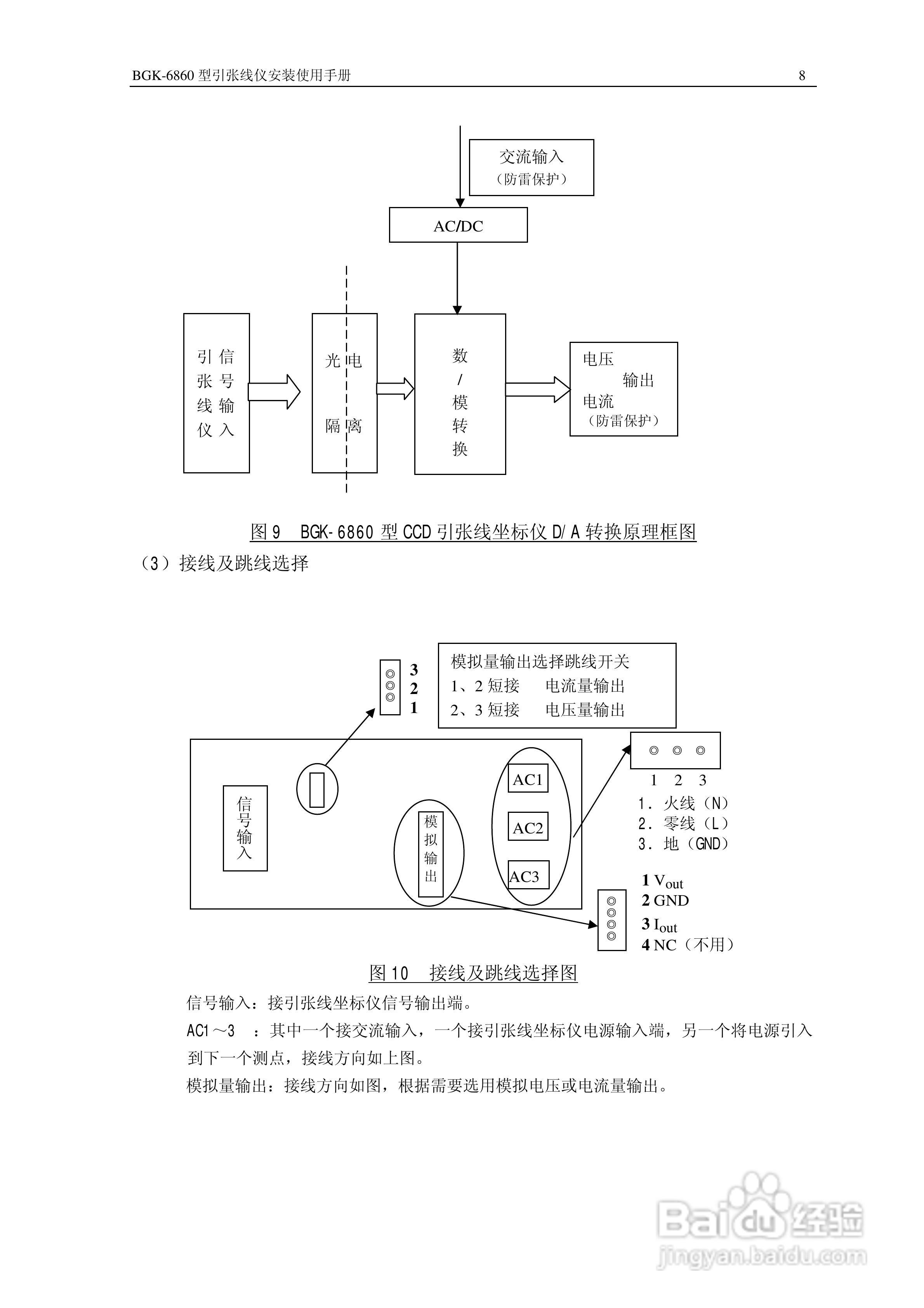 BGK-6860引张线仪安装使用手册:[1]