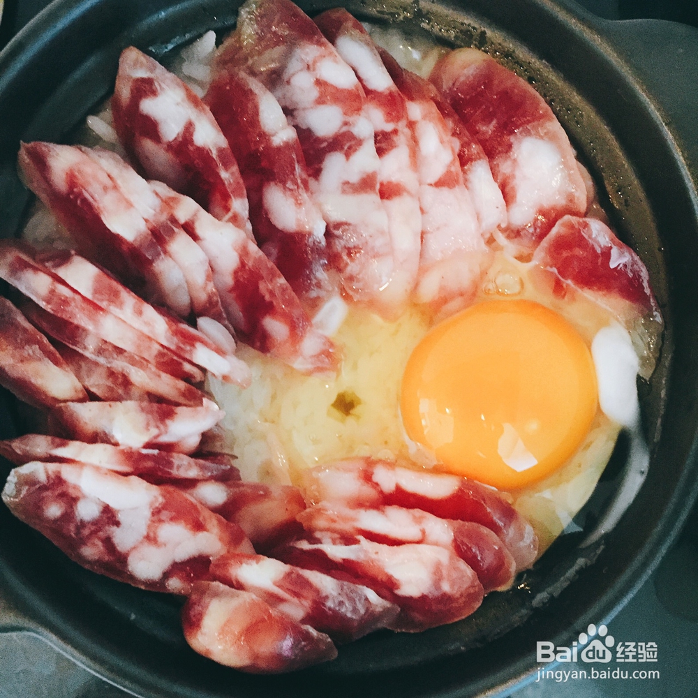 大厨教程之腊肠煲仔饭