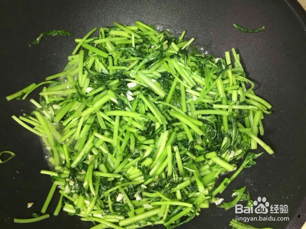 蒜蓉爆炒茼蒿