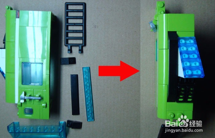 如何用积木做旅游车之整体