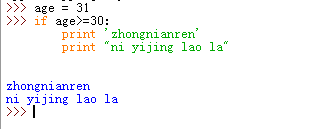 Python之if、else条件判断