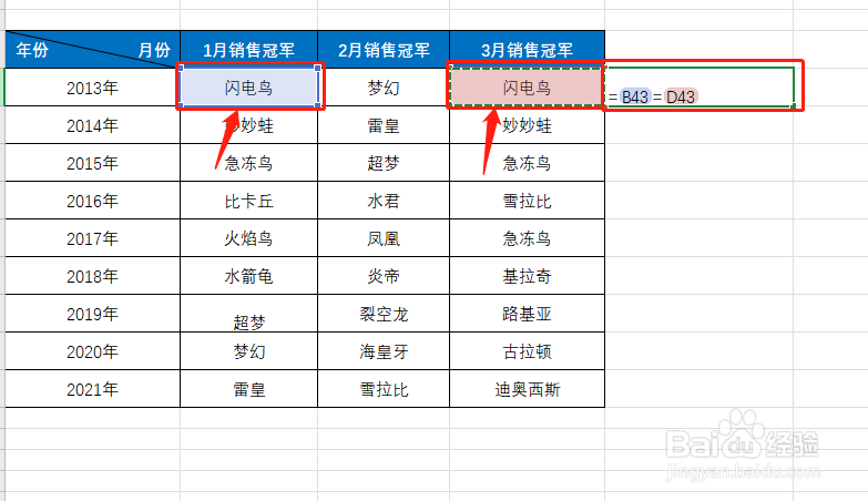 Excel怎么判断两个单元格内容和格式是否一致