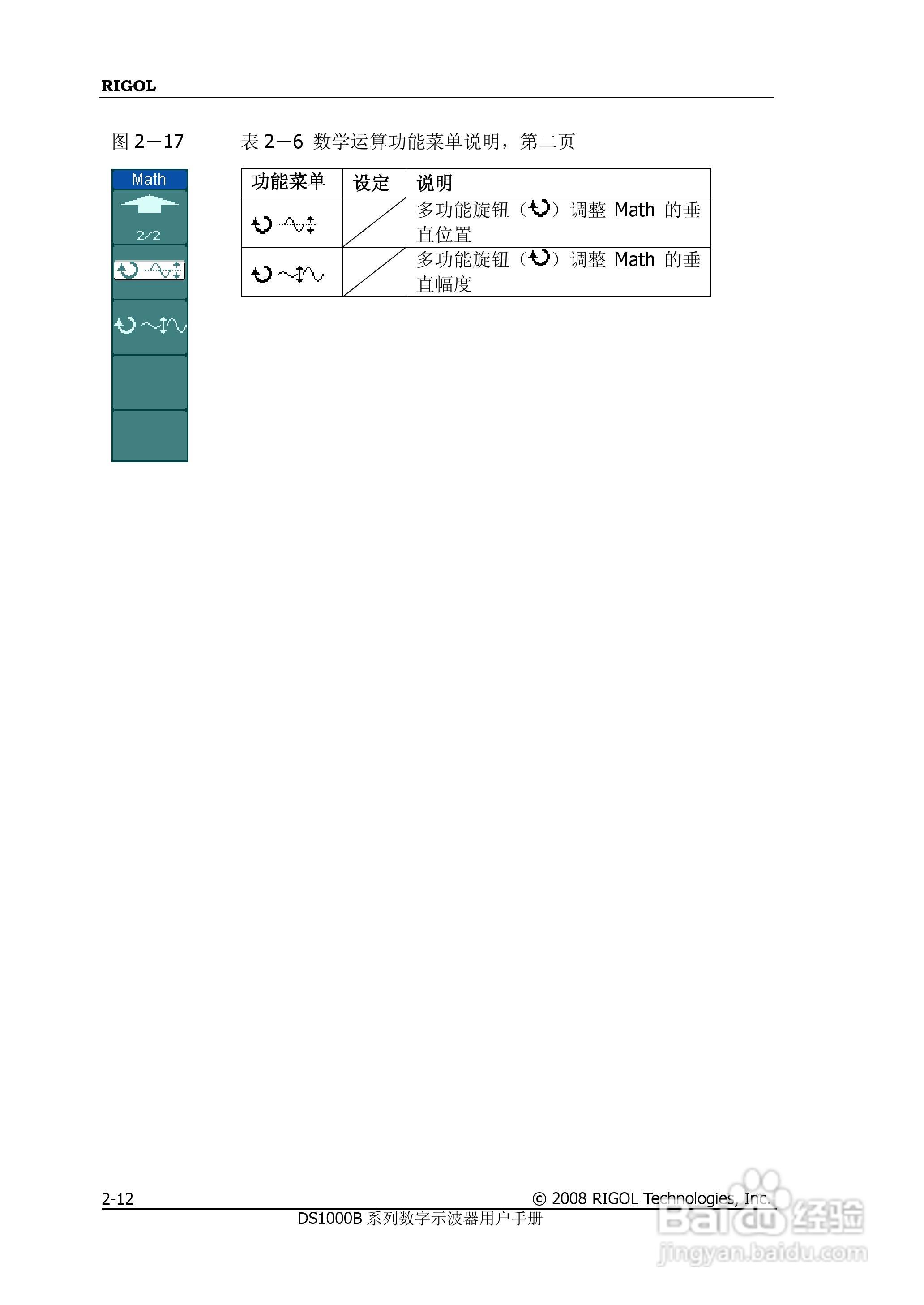 DS1202/4B数字示波器使用说明书:[5]