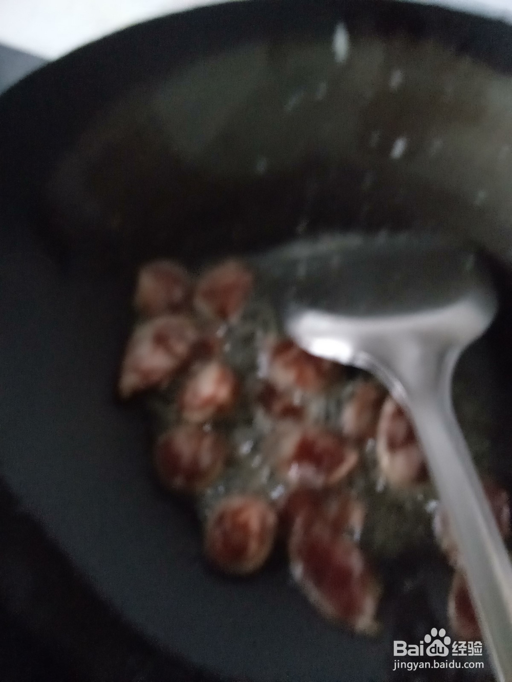 香肠土豆丝青椒炒饭