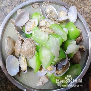 教你怎么做花甲丝瓜汤