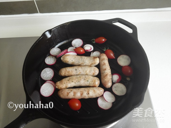 香煎早餐肠的做法