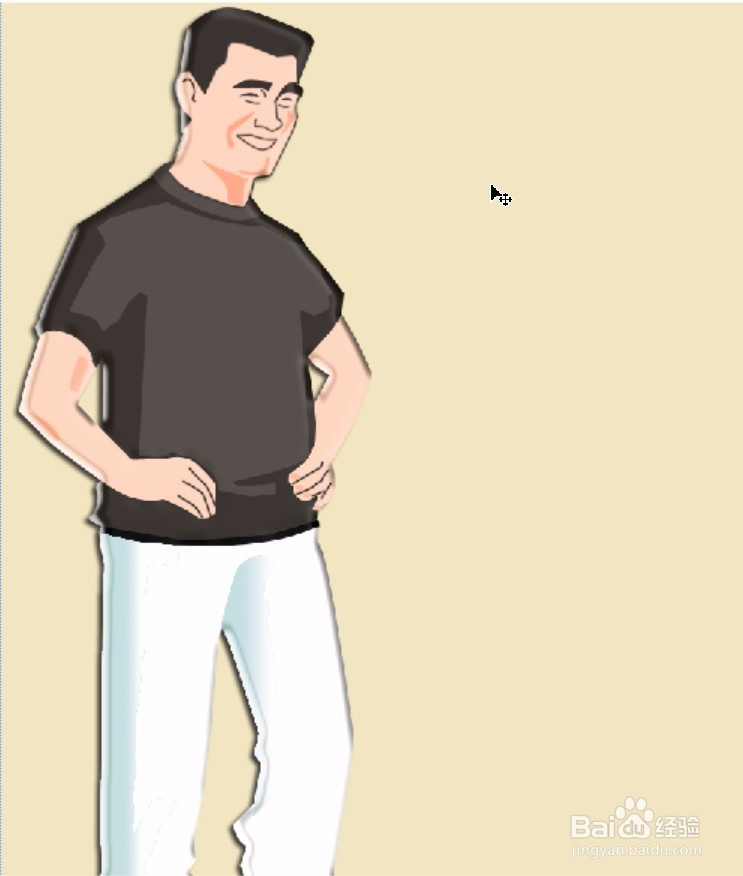 卡通姚明图片绘制