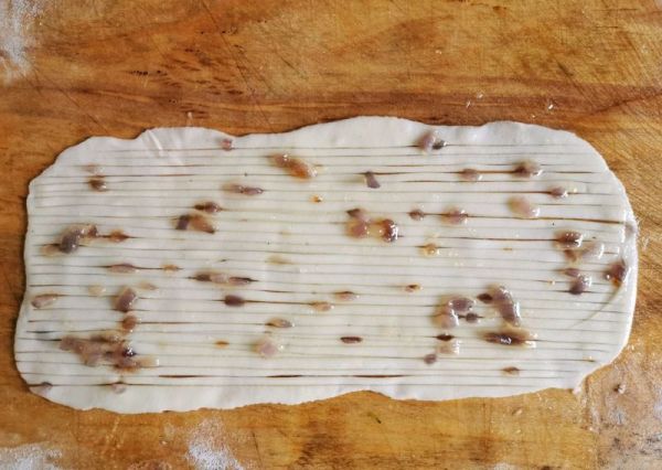 黄油葱香盘丝饼