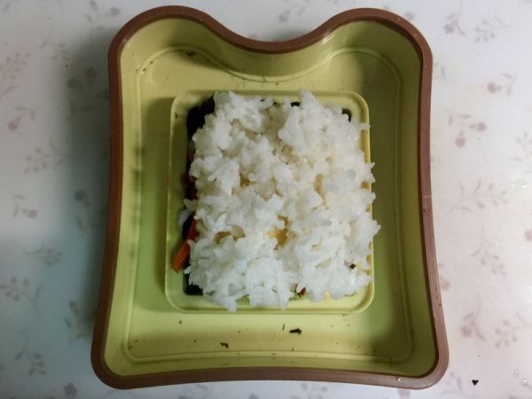 米饭三明治#优思明恋恋冬日,我要稳稳的爱#