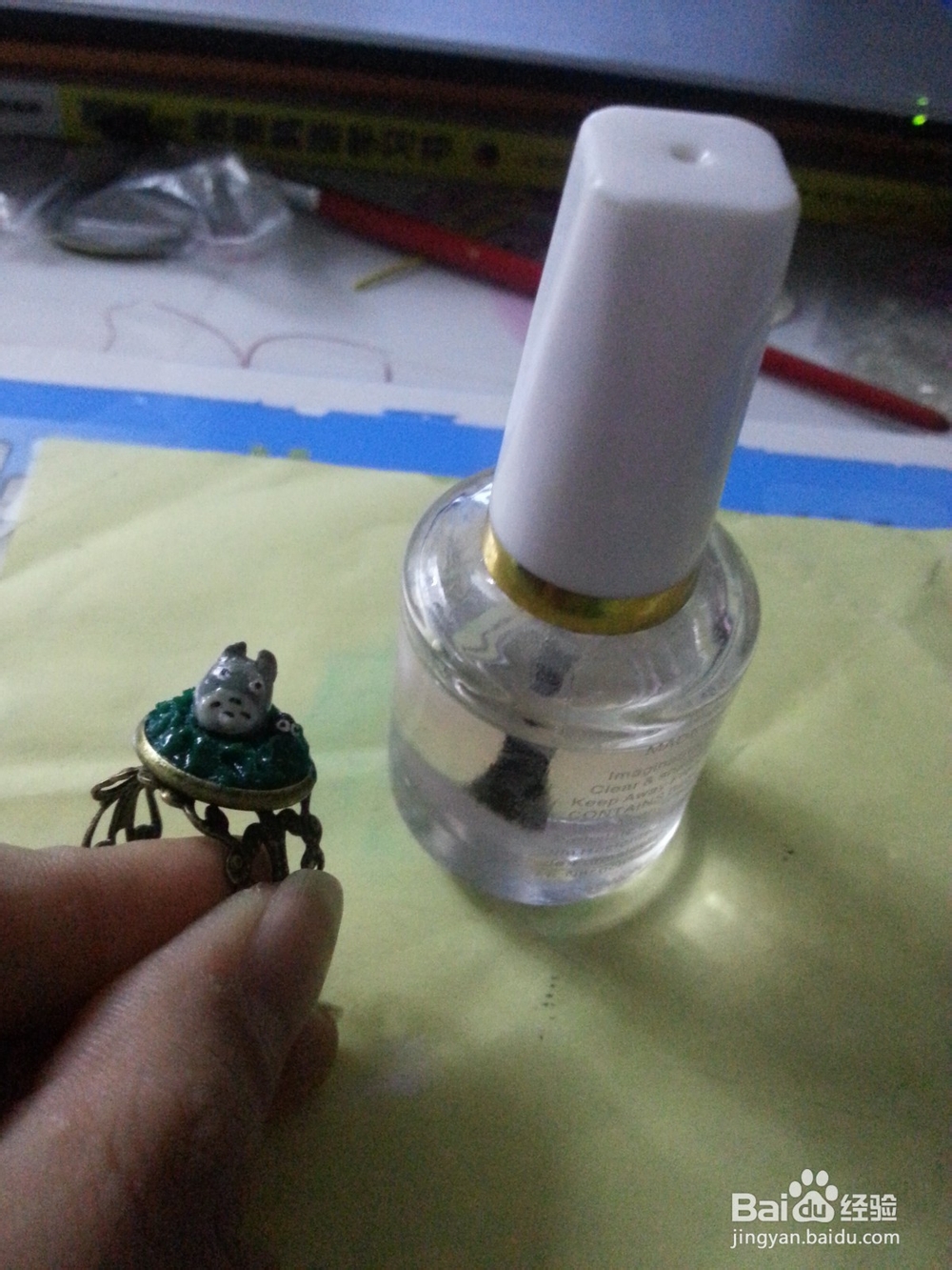 软陶的故事：[1]软陶龙猫戒指的制作