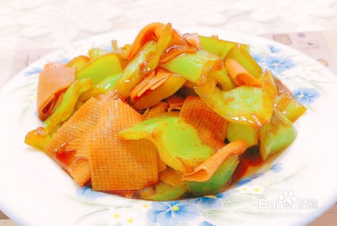 豆皮炒青椒怎么做