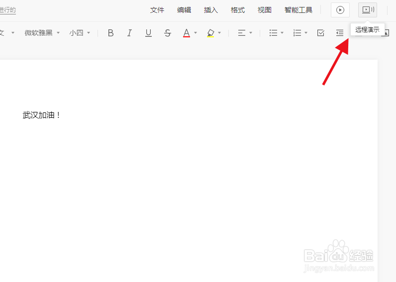 文档如何远程演示并编辑？