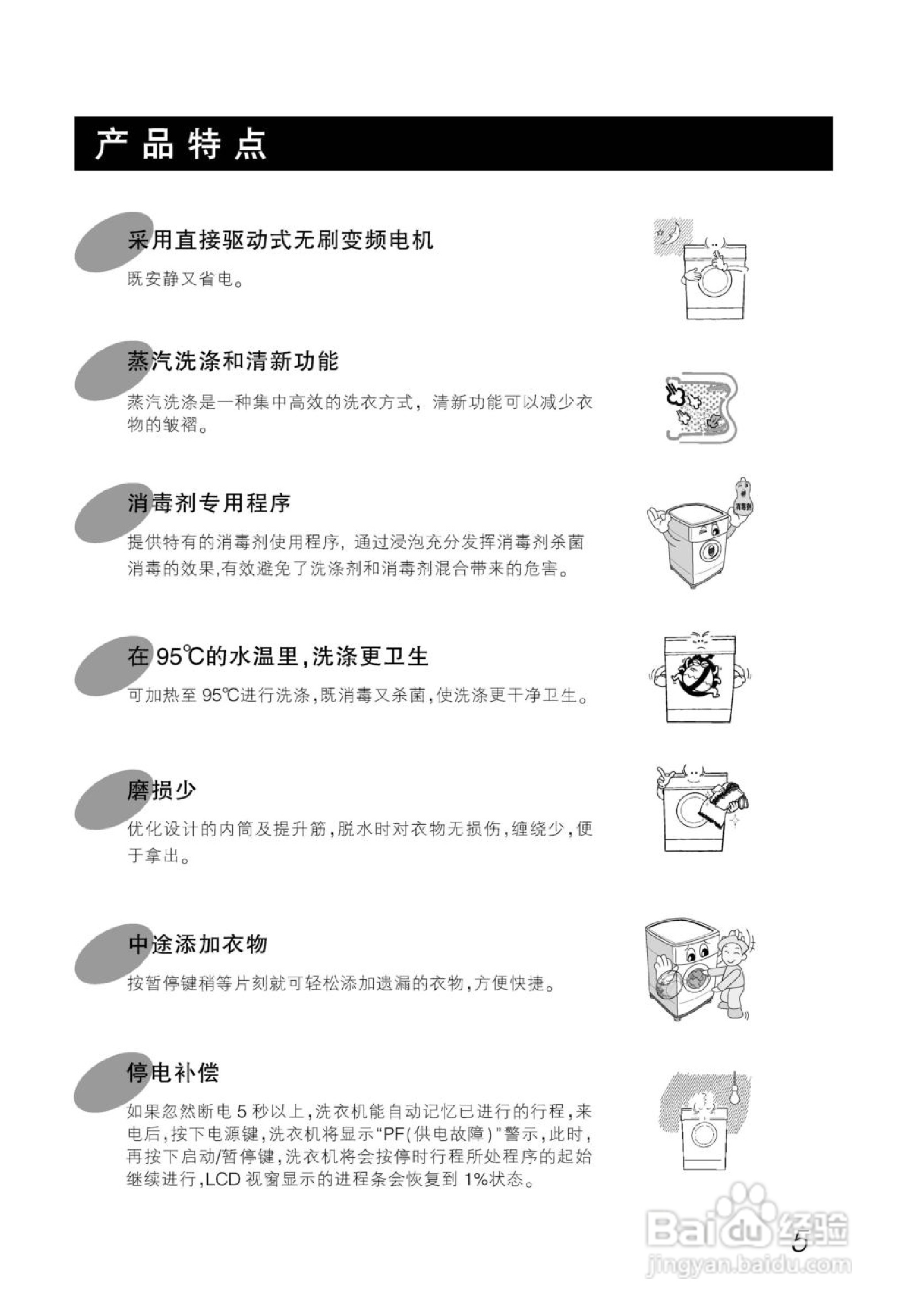 LG WD-T12255DS洗衣机使用说明书:[1]