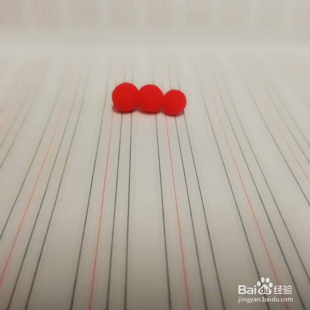 超轻粘土芝麻糖葫芦的简单做法