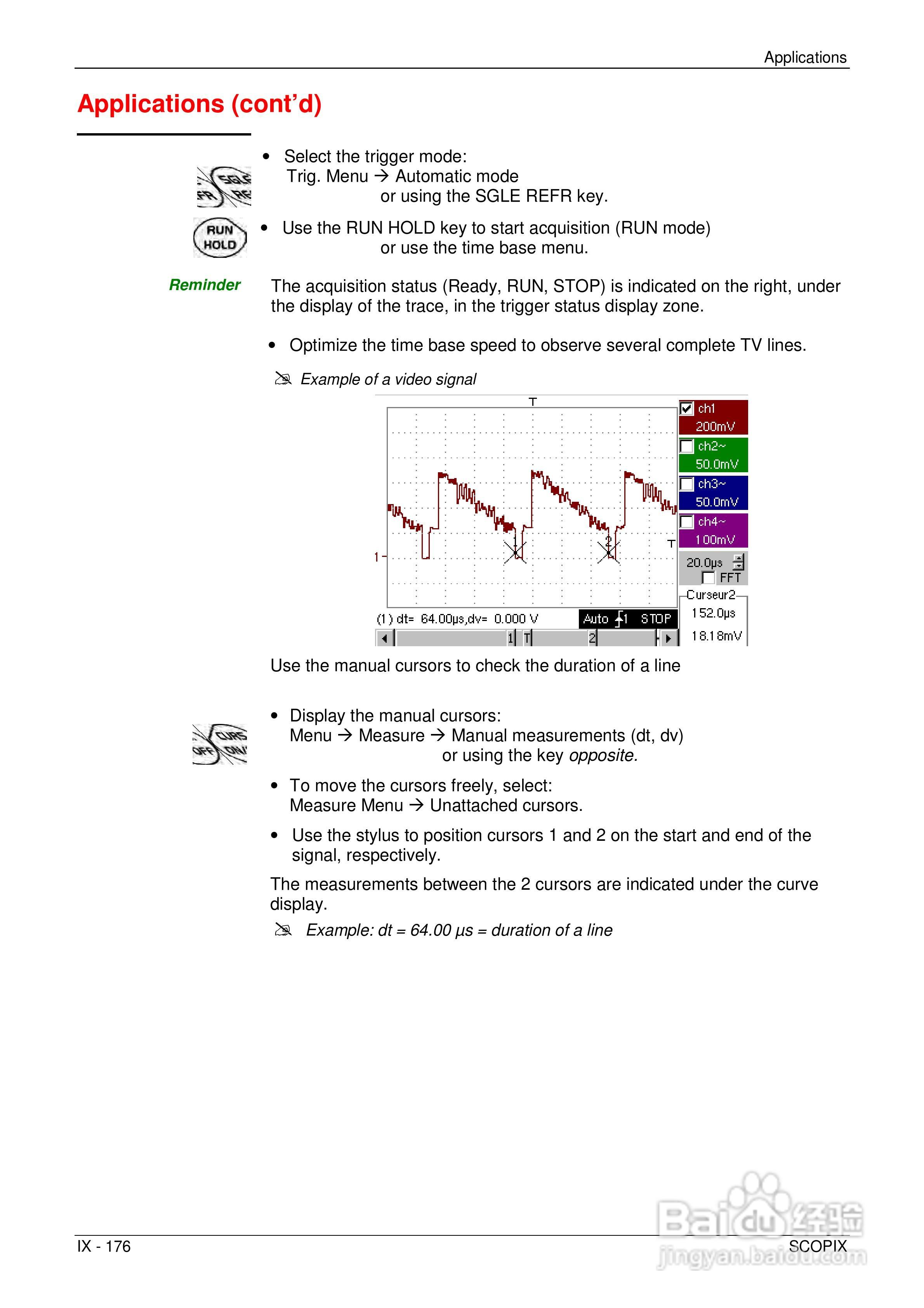 OX7204便携式数字存储示波器用户手册:[18]