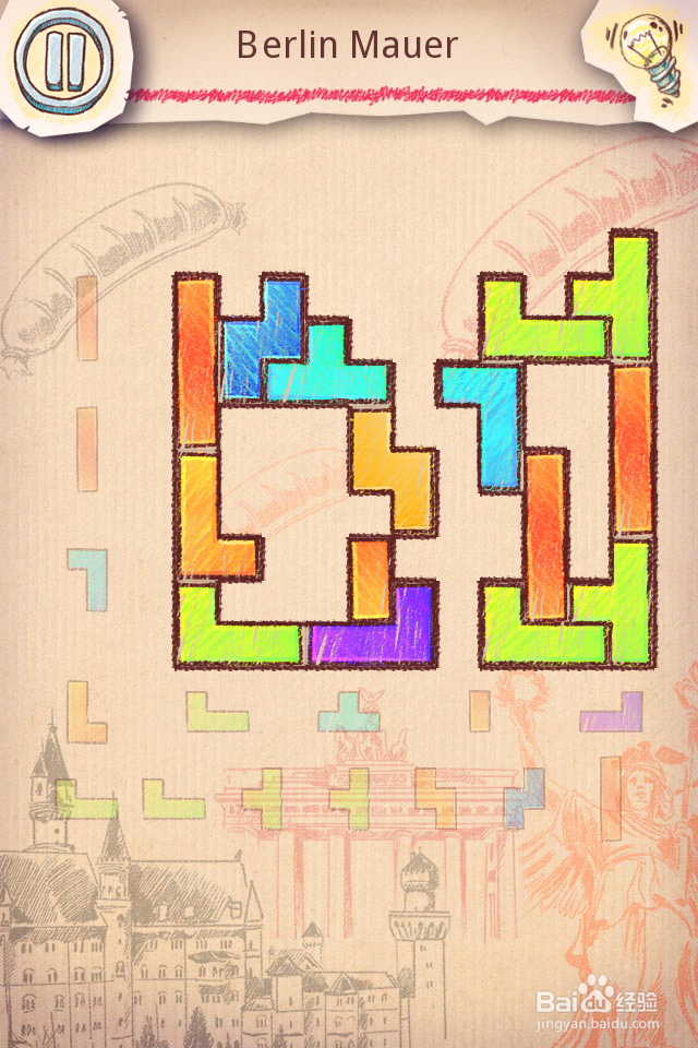 Doodle Fit2 攻略-12 German 德国