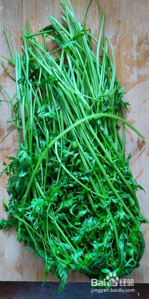 蒸面-胡萝卜叶的做法