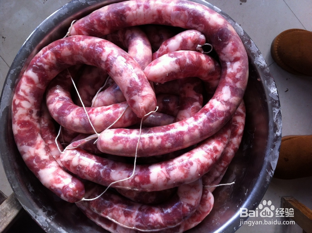 家庭自制美味香肠