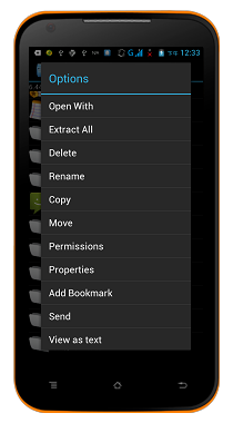 找到需要移动到系统的文件,长按后,选择move选项.