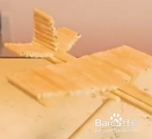 一次性筷子飞机手工制作教程