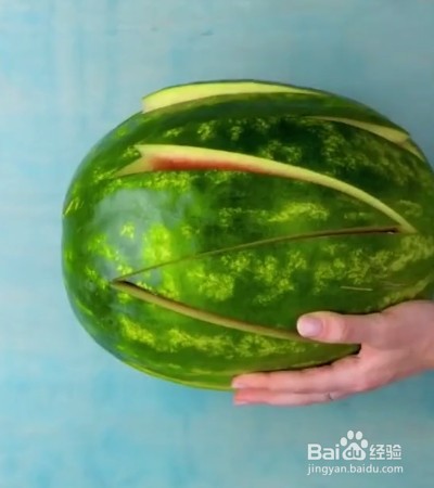 西瓜的两种切法