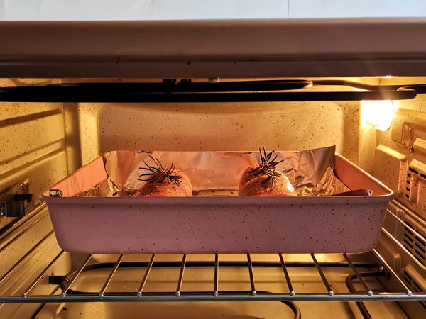 鸡肉培根苹果卷